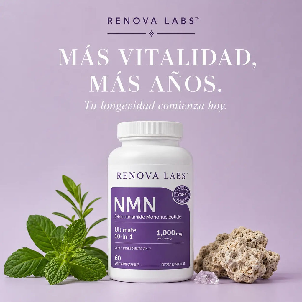 Complejo NMN 10-en-1 Anti-Edad RENOVA LABS™
